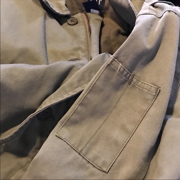 Green Button Zip Jacket - Picture 5 of 5